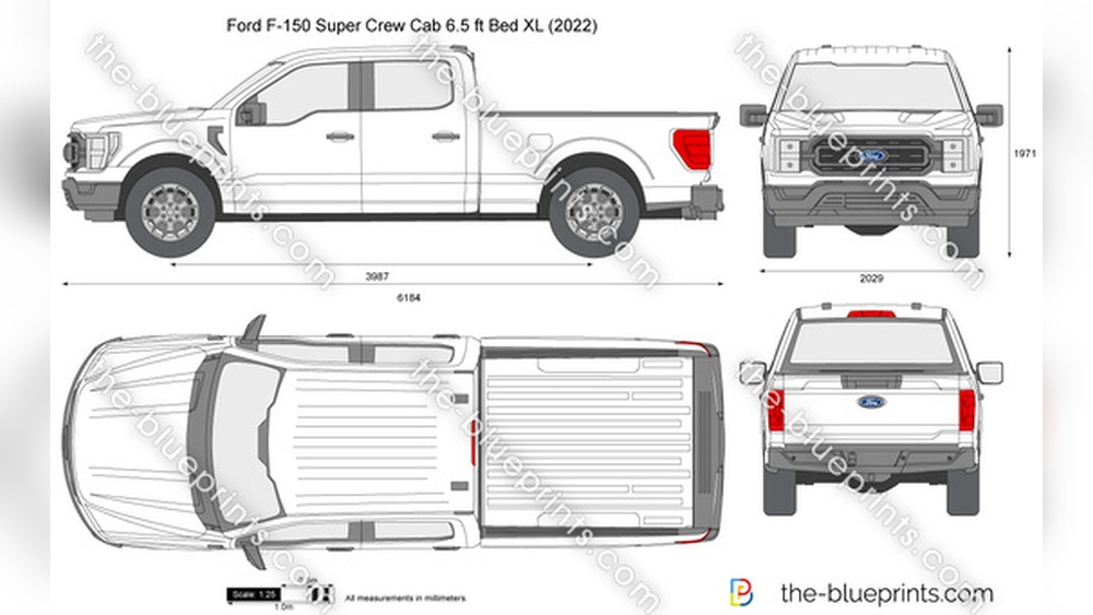 how long is a ford f150 crew cab