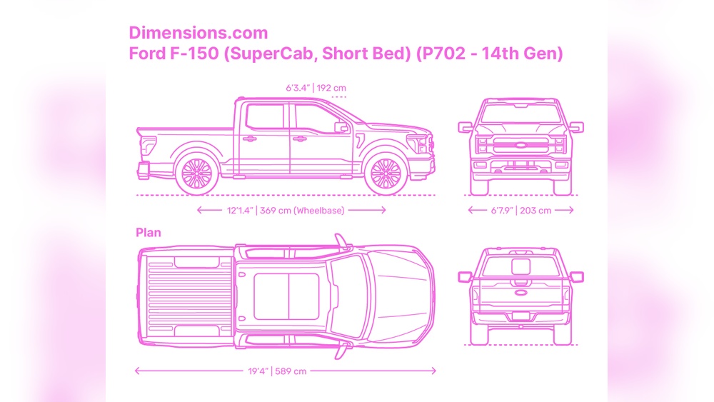 how long is a ford f150