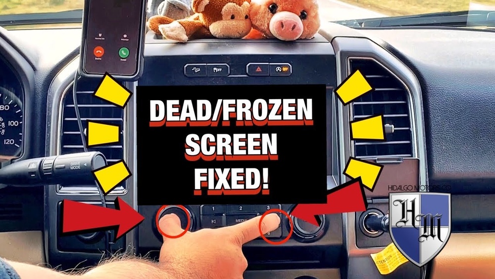 how to reset ford f150 screen