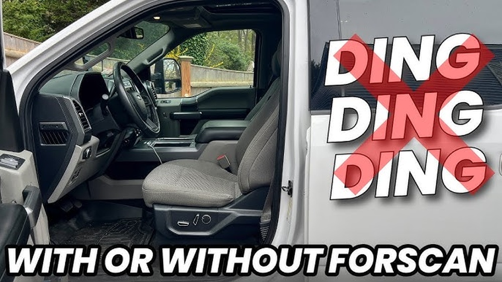 how to turn off seatbelt alarm ford f150