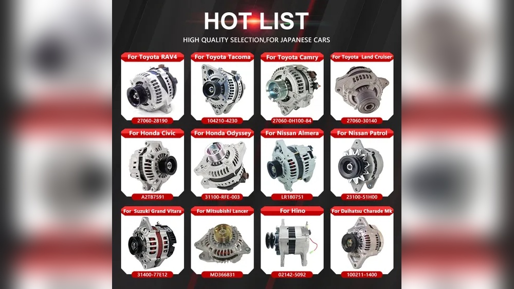types of alternators