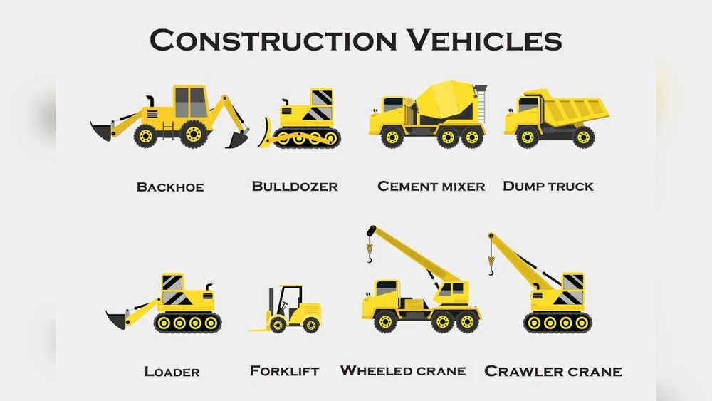types of construction vehicles