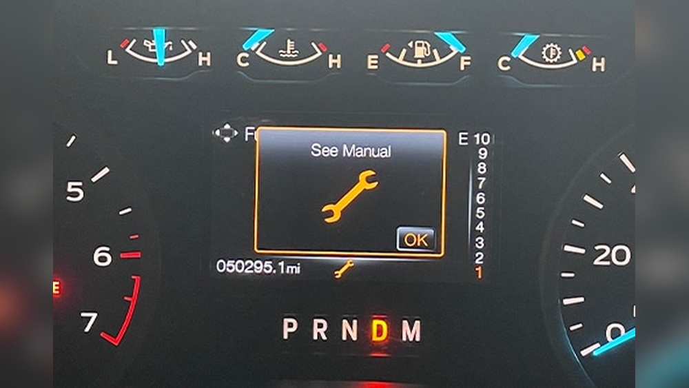 what does the wrench light mean on a ford f150