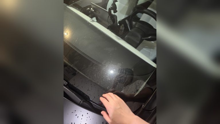 how to remove film on windshield jpg